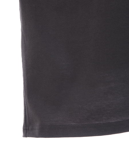 INGNI（イング） シンプルロゴロングTシャツ ﾁｬｺｰﾙｸﾞﾚｰ/ｵﾌﾎﾜｲﾄ
