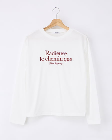 シンプルロゴロングTシャツ