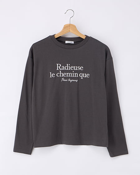 シンプルロゴロングTシャツ