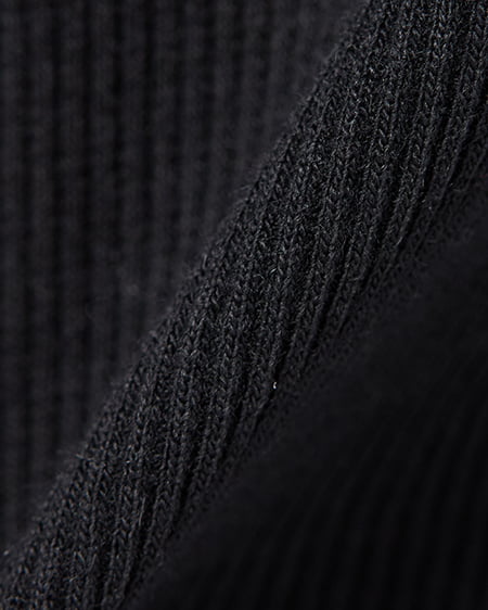 INGNI（イング） 貼付ロゴリブロングTシャツ ｸﾛ