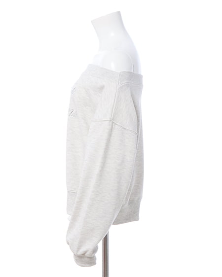 INGNI（イング） ラインストーンロゴオフショルスウェットトップス ｵｰﾄﾐｰﾙ