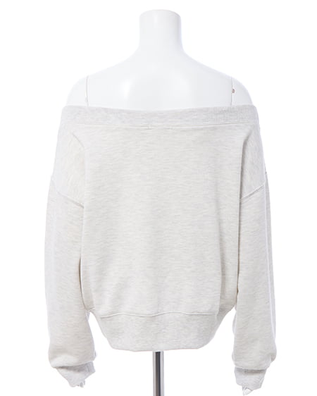 INGNI（イング） ラインストーンロゴオフショルスウェットトップス ｵｰﾄﾐｰﾙ