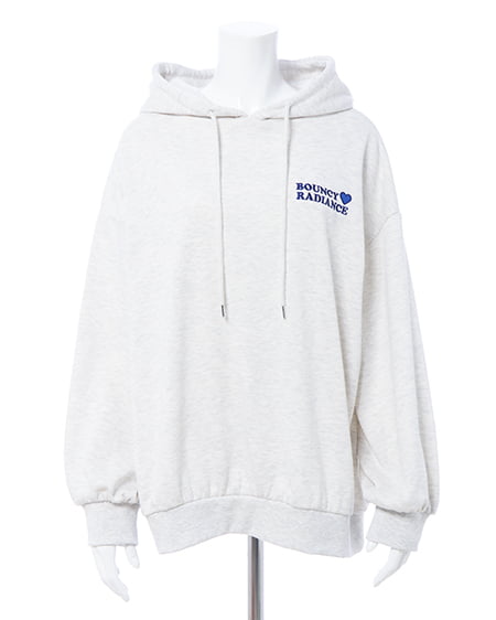 INGNI（イング） バック貼付ハートロゴスウェットチュニックパーカー ｵｰﾄﾐｰﾙ/ﾌﾞﾙｰ