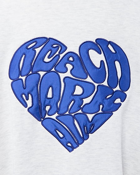 INGNI（イング） バック貼付ハートロゴスウェットチュニックパーカー ｵｰﾄﾐｰﾙ/ﾌﾞﾙｰ