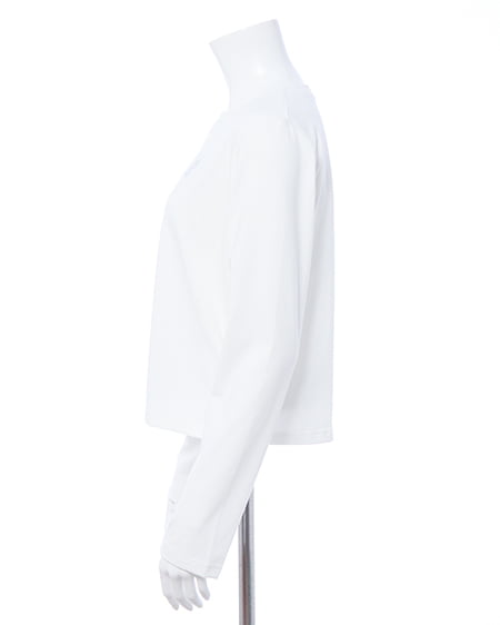 INGNI（イング） ラインストーンクロスロングTシャツ ｵﾌﾎﾜｲﾄ