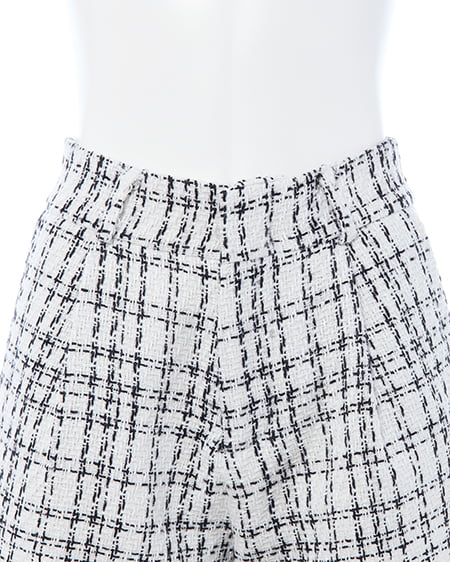 INGNI(イング) ツイードショートパンツ(セットアップ対応) オフクロ/ツイード