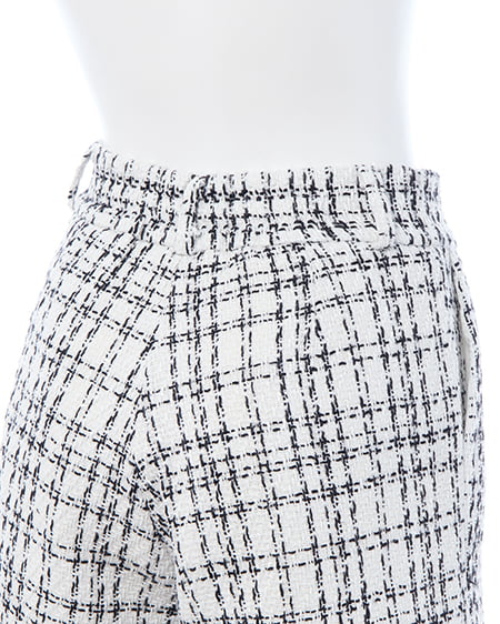 INGNI(イング) ツイードショートパンツ(セットアップ対応) オフクロ/ツイード