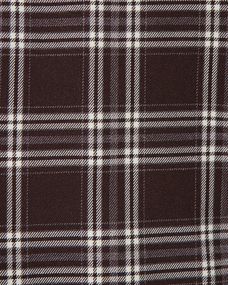 INGNI（イング） バックレースアップチェック柄タックフレアスカート ﾌﾞﾗｳﾝ/ﾁｪｯｸ