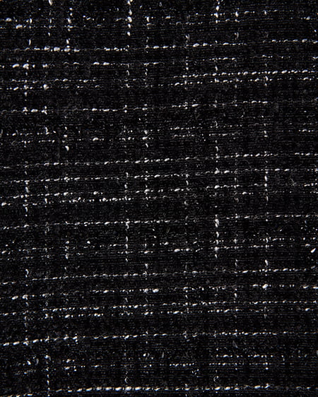 INGNI(イング) バックリボンツイードフレアスカパン クロ/ツイード