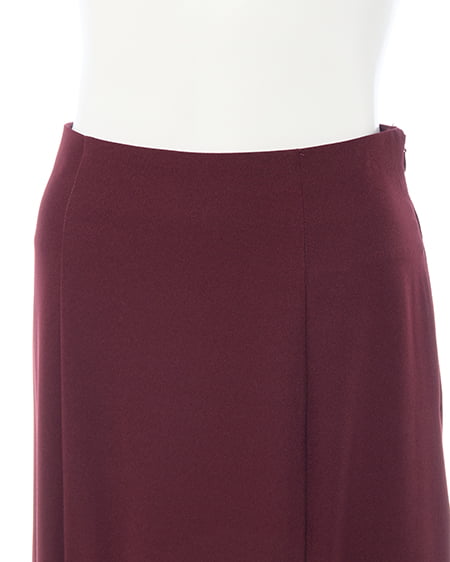 INGNI(イング) バックレースアップアシメティアードスカート ボルドー