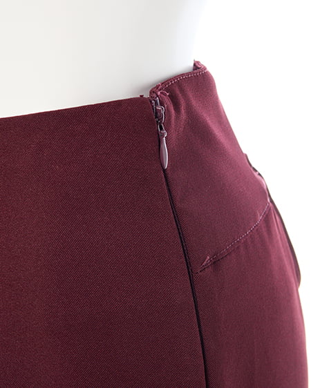 INGNI(イング) バックレースアップアシメティアードスカート ボルドー