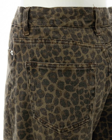 INGNI(イング) アソート柄ワイドパンツ ヒョウ