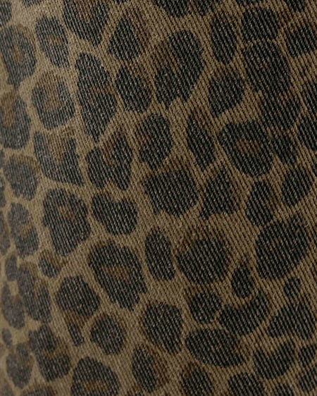 INGNI(イング) アソート柄ワイドパンツ ヒョウ