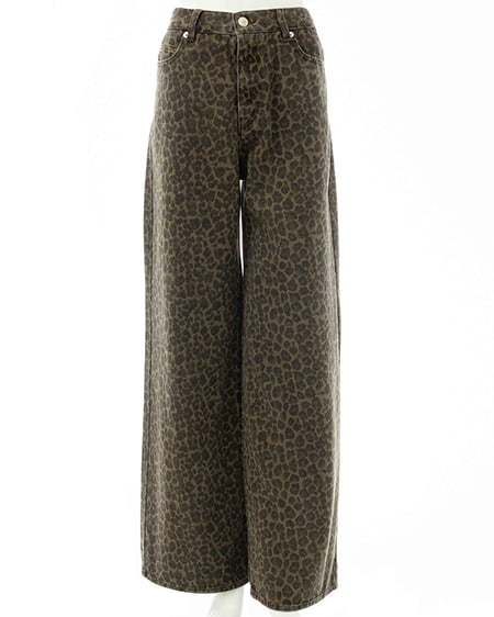 アソート柄ワイドパンツ