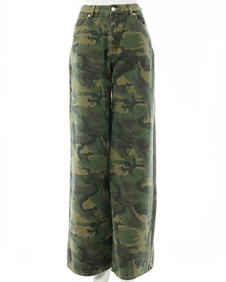 アソート柄ワイドパンツ