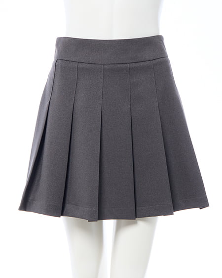 INGNI（イング） プリーツミニスカパン ｸﾞﾚｰ