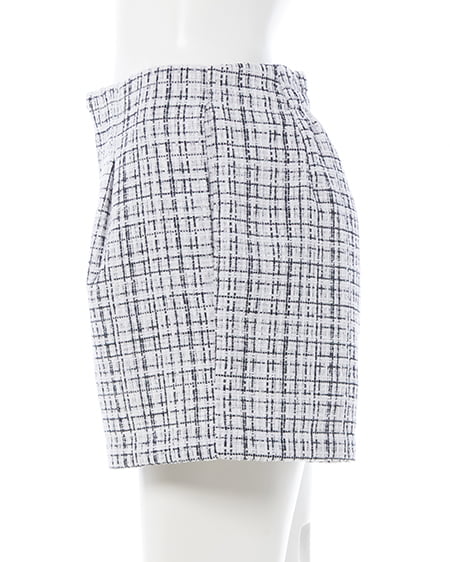 INGNI（イング） ツイードショートパンツ ｵﾌ/ﾂｲｰﾄﾞ