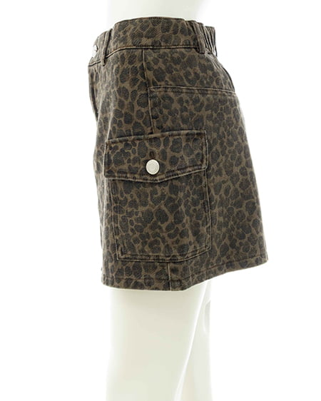 INGNI（イング） アソート柄カーゴミニスカート ﾍﾞｰｼﾞｭ/ﾋｮｳ