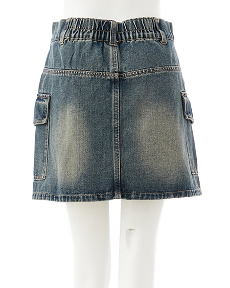 INGNI（イング） アソート柄カーゴミニスカート ﾃﾞﾆﾑ/ｺﾝ