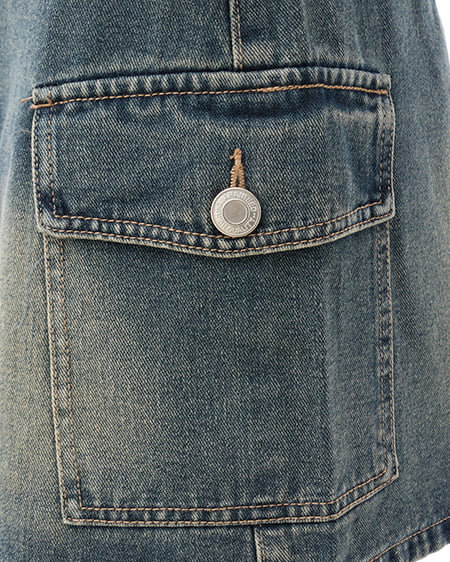 INGNI（イング） アソート柄カーゴミニスカート ﾃﾞﾆﾑ/ｺﾝ