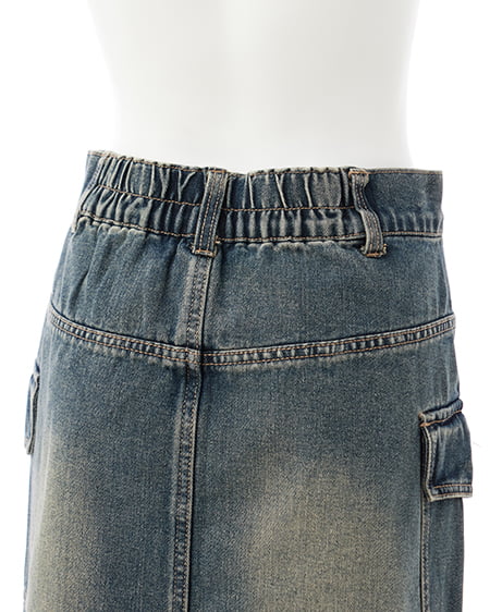 INGNI（イング） アソート柄カーゴミニスカート ﾃﾞﾆﾑ/ｺﾝ