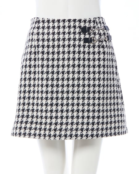 INGNI（イング） ビット付アソート柄タイトミニスカパン ﾁﾄﾞﾘ