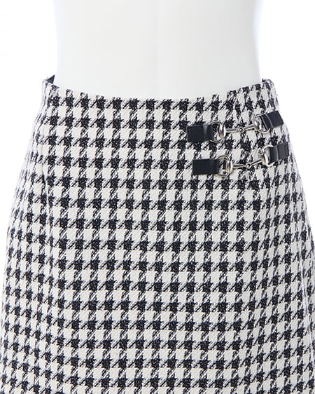 INGNI（イング） ビット付アソート柄タイトミニスカパン ﾁﾄﾞﾘ