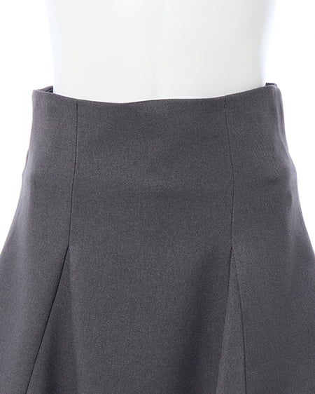 INGNI(イング) ハイウエストフレアミニスカパン グレー