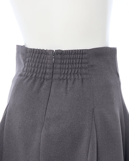 INGNI(イング) ハイウエストフレアミニスカパン グレー