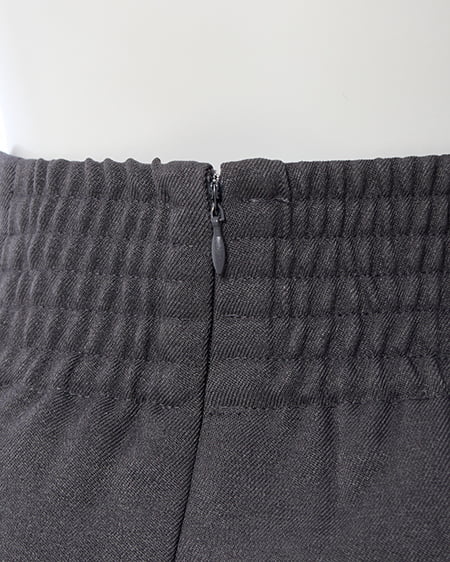 INGNI(イング) ハイウエストフレアミニスカパン グレー