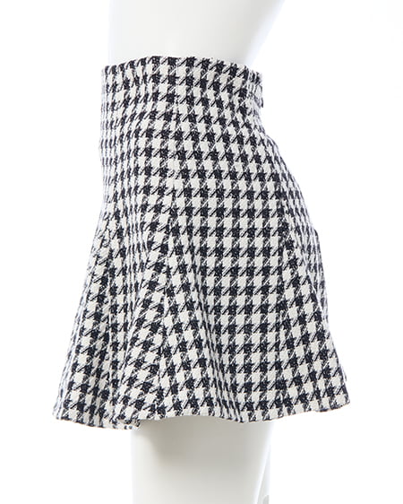 INGNI(イング) ハイウエストフレアミニスカパン チドリ