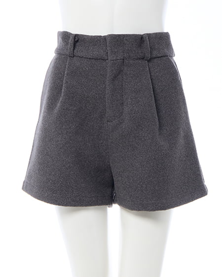 INGNI（イング） ウール混ショートパンツ ｸﾞﾚｰ