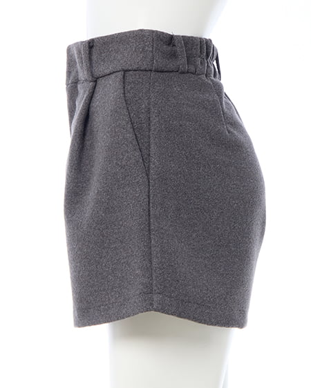 INGNI（イング） ウール混ショートパンツ ｸﾞﾚｰ