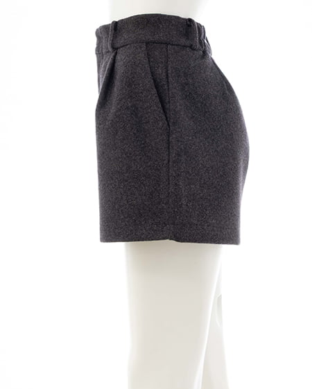 INGNI（イング） ウール混ショートパンツ ｸﾞﾚｰ/A