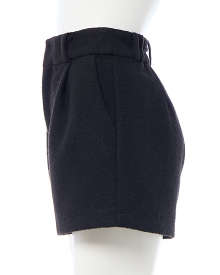 INGNI（イング） ウール混ショートパンツ ｸﾛ