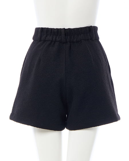 INGNI（イング） ウール混ショートパンツ ｸﾛ