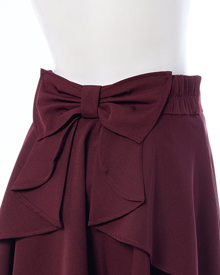 INGNI（イング） バックリボンフレアスカパン ﾎﾞﾙﾄﾞｰ