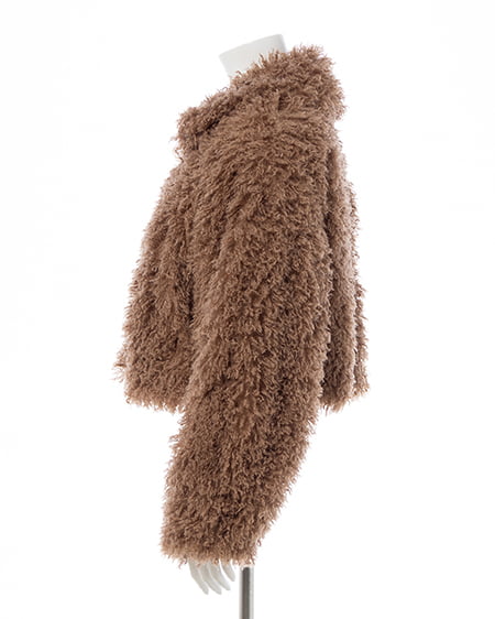 INGNI（イング） ステンカラープードルエコファーブルゾン ﾓｶ