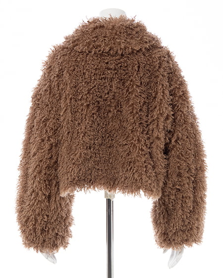 INGNI（イング） ステンカラープードルエコファーブルゾン ﾓｶ