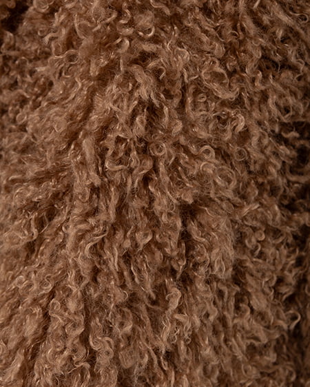 INGNI（イング） ステンカラープードルエコファーブルゾン ﾓｶ