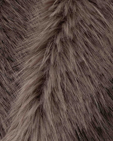 INGNI（イング） ステンカラーエコファーミドル丈コート ﾌﾞﾗｳﾝ/ﾐｯｸｽ