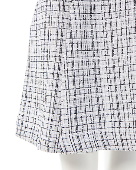 INGNI（イング） バックレースアップツイードミニキャミワンピース ｵﾌｸﾛ/ﾂｲｰﾄﾞ