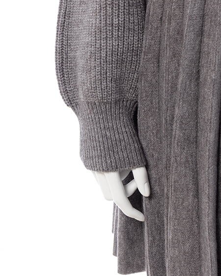 INGNI（イング） オフショルニットワンピース ｸﾞﾚｰ