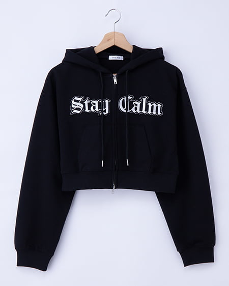 【11／18までの限定価格】ロゴジップスウェットショートパーカー