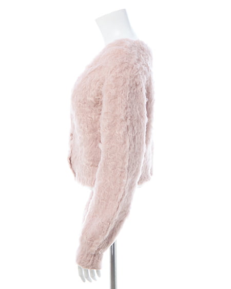 INGNI(イング) 2Wayシャギーニットカーディガン ピンク