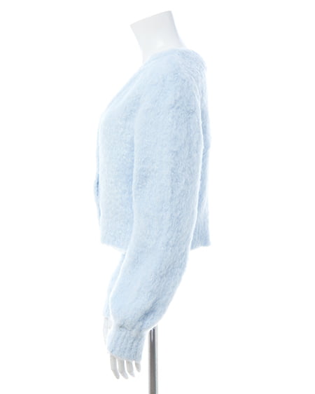 INGNI(イング) 2Wayシャギーニットカーディガン サックス