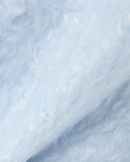 INGNI(イング) 2Wayシャギーニットカーディガン サックス