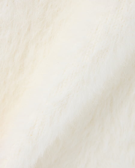 INGNI（イング） ベロアリボンフェザーニットカーディガン ｱｲﾎﾞﾘｰ