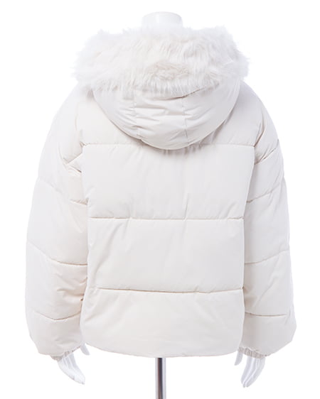 INGNI(イング) エコファー取り外し中綿ジャケット オフホワイト