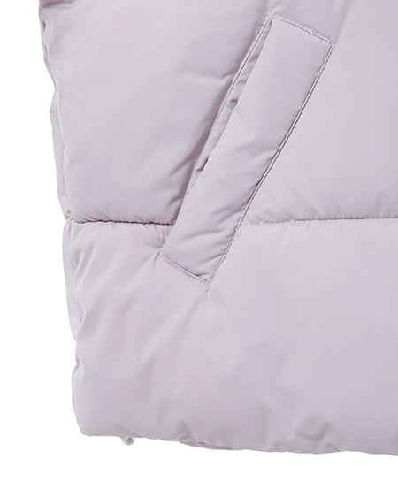 INGNI（イング） エコファー取り外し中綿ジャケット ｸﾞﾚｰｼﾞｭ